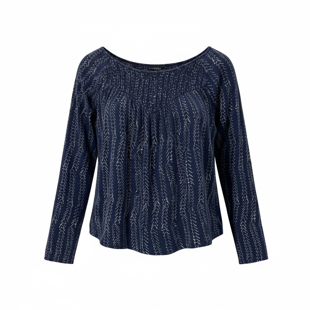 Lucky Brand Navy Blue Blouse - Size Large‎